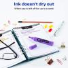 imageAVERY HiLiter DeskStyle Highlighters Smear Safe Ink Chisel Tip 12 Fluorescent Purple Highlighters 2406012 Count Pack of 12