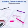imageAVERY HiLiter PenStyle Highlighters Smear Safe Ink Chisel Tip 12 Fluorescent Pink Highlighters 23592
