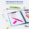 imageAVERY HiLiter PenStyle Highlighters Smear Safe Ink Chisel Tip 4 Assorted Color Highlighters 235454 Count Pack of 1
