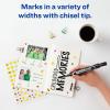 imageAVERY MarksALot Large DeskStyle Chisel Tip Value Pack 36 Black Permanent Markers are perfect for signs and posters 98206Regular Chisel Tip