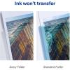 imageAvery Corner Lock Binder Pocket for 3 Ring Binders Aqua Blue with Clear Front for 85quot x 11quot Documents AcidFree and ArchivalSafe 1 Binder Folder 47837Clear