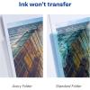 imageAvery Corner Lock Binder Pocket for 3 Ring Binders Aqua Blue with Clear Front for 85quot x 11quot Documents AcidFree and ArchivalSafe 1 Binder Folder 47837Clear