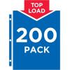 imageAvery Diamond Clear Heavyweight Sheet Protectors Easy Load 200 Document Protectors 74400200 pack