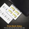 imageAvery Durable ID Cards Laser Printable on Both Sides Blank White 80 Total 2125quot x 3375quot 61610ID Badges
