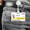 imageAvery Durable ID Cards Laser Printable on Both Sides Blank White 80 Total 2125quot x 3375quot 61610ID Badges
