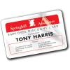 imageAvery Durable ID Cards Laser Printable on Both Sides Blank White 80 Total 2125quot x 3375quot 61610ID Cards