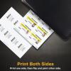 imageAvery Durable ID Cards Laser Printable on Both Sides Blank White 80 Total 2125quot x 3375quot 61610ID Cards