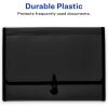 imageAvery Expanding File Folder Organizer 13Pocket Accordion File Organizer Black Holds 425 LetterA4Size Sheets 73553Black