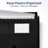 imageAvery Expanding File Folder Organizer 13Pocket Accordion File Organizer Black Holds 425 LetterA4Size Sheets 73553Black