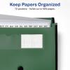 imageAvery Expanding File Folder Organizer 13Pocket Accordion File Organizer Black Holds 425 LetterA4Size Sheets 73553Sage