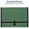 imageAvery Expanding File Folder Organizer 13Pocket Accordion File Organizer Black Holds 425 LetterA4Size Sheets 73553Sage