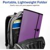 imageAvery Expanding File Folder Organizer 7Pocket Accordion File Organizer Black Holds 425 LetterA4Size Sheets 73550Plum