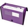 imageAvery Expanding File Folder Organizer 7Pocket Accordion File Organizer Black Holds 425 LetterA4Size Sheets 73550Plum
