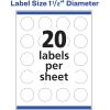 imageAvery Glossy Clear Round Labels with Sure Feed 15quot Diameter 200 Glossy Clear Labels PrinttoTheEdge LaserInkjet Printable2 000 labels