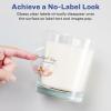 imageAvery Glossy Clear Round Labels with Sure Feed 15quot Diameter 200 Glossy Clear Labels PrinttoTheEdge LaserInkjet Printable200 labels