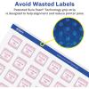 imageAvery Glossy Clear Square Labels Sure Feed Technology 15quot x 15quot 200 Glossy Clear Labels PrinttoTheEdge LaserInkjet Printable200 labels