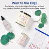 imageAvery Glossy Clear Square Labels with Sure Feed 3quot x 3quot 30 Glossy Clear Labels PrinttoTheEdge LaserInkjet Printable150 labels