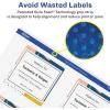 imageAvery Glossy Clear Square Labels with Sure Feed 3quot x 3quot 30 Glossy Clear Labels PrinttoTheEdge LaserInkjet Printable300 labels