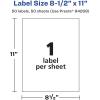 imageAvery Glossy Clear Sticker Paper 85quot x 11quot 10 Glossy Clear Labels LaserInkjet Printable Great for Product Merchandising Weddings and Mailing50 labels