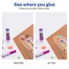 imageAvery Glue Stic Disappearing Purple Washable NonToxic 127oz 6 Glue Sticks 980716 pack