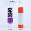 imageAvery Glue Stick Disappearing Purple Color Washable Nontoxic 026 oz Permanent Glue Stic 6pk 980966 pack