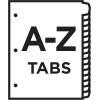 imageAvery HeavyDuty Plastic Industrial Dividers 26 AZ Tabs Yellow 23081AZ Plastic Dividers
