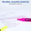 imageAvery HiLiter Desk Style Chisel Tip 24 Pink and Yellow Highlighters 98189