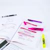 imageAvery HiLiter Desk Style Chisel Tip 24 Pink and Yellow Highlighters 98189