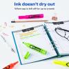 imageAvery HiLiter DeskStyle Highlighters Smear Safe Ink Chisel Tip 4 Assorted Color Highlighters per Pack 144 Total 36 Packs of 24063