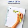 imageAvery HiLiter PenStyle Highlighters Smear Safe Ink Chisel Tip 12 Fluorescent Yellow Highlighters 2359112 Count Pack of 1