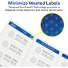 imageAvery High Visibility Printable Round Labels with Sure Feed 25quot Diameter White Laser Printer 300 per Pack 2 Packs 600 Customizable Blank Labels Total 45294600 labels