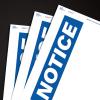 imageAvery Industrial Outdoor Vinyl Sign Labels 35quot x 5quot Permanent Laser Printable White 100 Blank Signs 61550