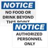 imageAvery Industrial Outdoor Vinyl Sign Labels 35quot x 5quot Permanent Laser Printable White 100 Blank Signs 61550