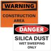 imageAvery Industrial Outdoor Vinyl Sign Labels 7quot x 10quot Permanent Laser Printable Notice Sign Header 15 Blank Signs 61555