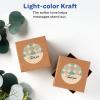 imageAvery Kraft Brown Round Labels with Sure Feed Technology 25quot Diameter Print to The Edge LaserInkjet Printable Labels 225 Total 2280825