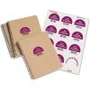 imageAvery Kraft Brown Round Labels with Sure Feed Technology 25quot Diameter Print to The Edge LaserInkjet Printable Labels 225 Total 22808One Size Pack of 3
