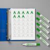 imageAvery Marks A Lot Dry Erase Markers Low Odor Chisel Tip 12 Black Whiteboard Markers for Classroom and School Supplies Office Supplies and More 24408Green