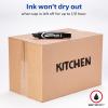 imageAvery Marks A Lot Jumbo Chisel Tip Marker DeskStyle Size Water and Wear Resistant 12 Black Markers 24148