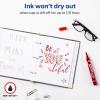 imageAvery Marks A Lot Permanent Markers Large DeskStyle Size Chisel Tip Water and Wear Resistant 12 Red Markers 08887Stick