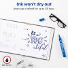 imageAvery MarksALot Permanent Markers Large DeskStyle Size Chisel Tip Water and Wear Resistant 12 Blue Markers 0888612 Count Pack of 1