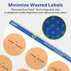 imageAvery Matte Clear Round Labels Sure Feed Technology 15quot Diameter 200 Matte Clear Labels PrinttoTheEdge LaserInkjet Printable2 000 labels