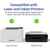 imageAvery Matte Clear Round Labels Sure Feed Technology 15quot Diameter 200 Matte Clear Labels PrinttoTheEdge LaserInkjet Printable500 labes