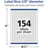 imageAvery Matte White Round Labels Sure Feed Technology 12quot Diameter 3850 Matte White Printable Labels7 700 Labels