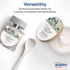 imageAvery Matte White Round Labels Sure Feed Technology 25quot Diameter 225 Matte White Printable Labels900 Labels