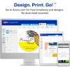 imageAvery Matte White Round Labels Sure Feed Technology 2quot Diameter 300 Matte White Printable Labels300 labels