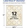 imageAvery Matte White Round Labels Sure Feed Technology 2quot Diameter 300 Matte White Printable LabelsPearlized Ivory