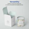 imageAvery Matte White Square Labels Sure Feed Technology 3quot x 3quot 150 Matte White Printable Labels600 Labels