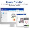 imageAvery Printable Fabric Sheets 85quot x 11quot Inkjet Printer 5 Iron On Transfer Sheets 3384Pack of 5