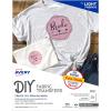 imageAvery Printable Heat Transfer Paper for Light Fabrics 85quot x 11quot Inkjet Printer Compatible 6 Sheets of Iron On Transfer Paper Great for Custom Shirts Uniforms Gifts and More 327185x11