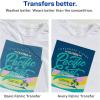 imageAvery Printable Heat Transfer Paper for Light Fabrics 85quot x 11quot Inkjet Printer Compatible 6 Sheets of Iron On Transfer Paper Great for Custom Shirts Uniforms Gifts and More 327175